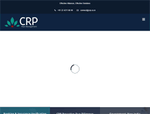 Tablet Screenshot of crp.co.in